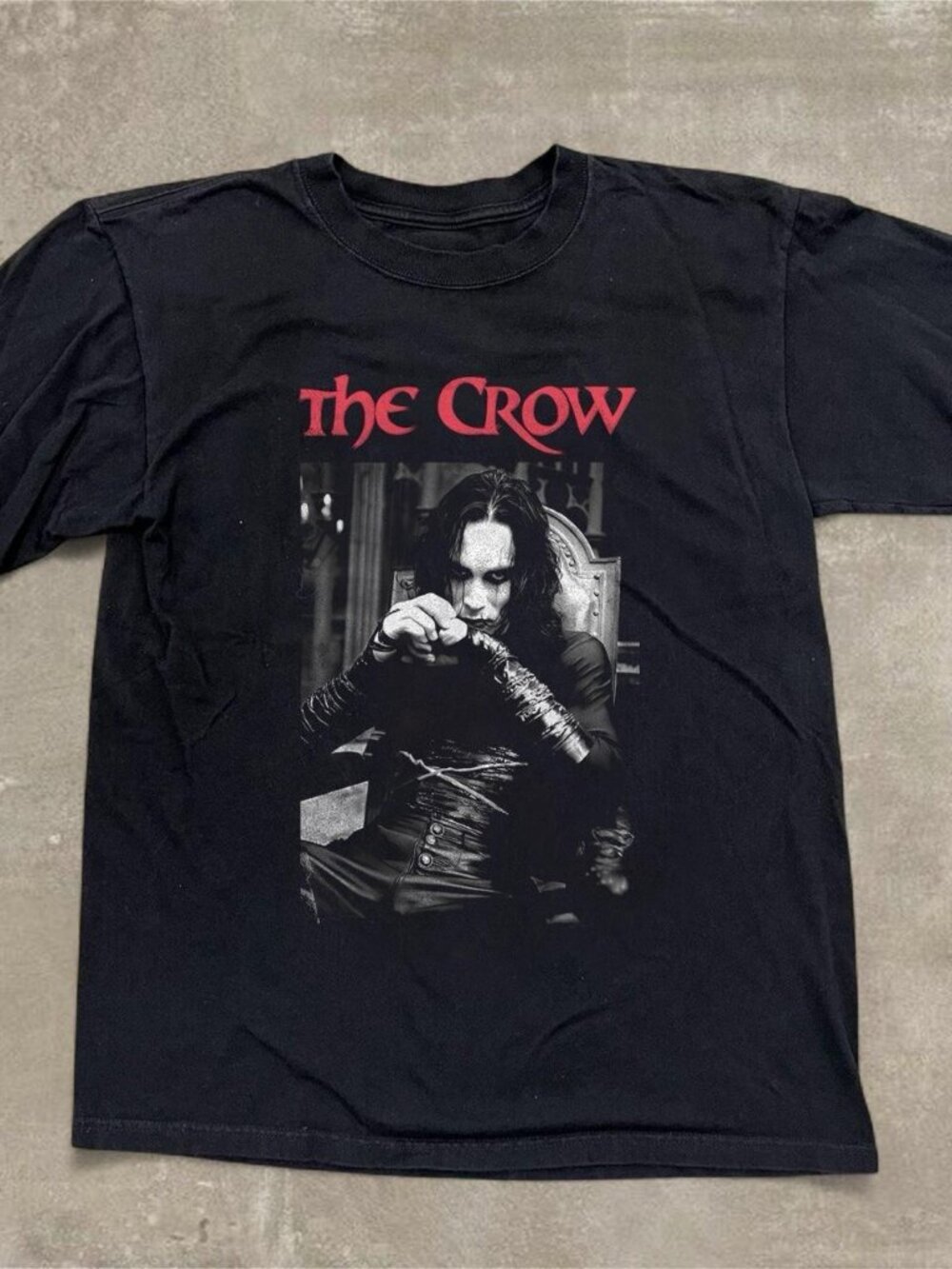 Gildan Black The Crow 1994 Brandon Lee Movie Graphic T-Shirt